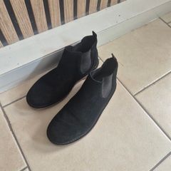 Clarkes suede boots
