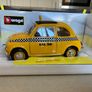 Fiat 500 Taxi New York Scale 1/18 Rare Burago Image 2
