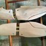 Vintage Gentlemen Sculpted Wooden Shoe Trees Set Size 10 or 43 Fitzpatricks Shoes Image 10