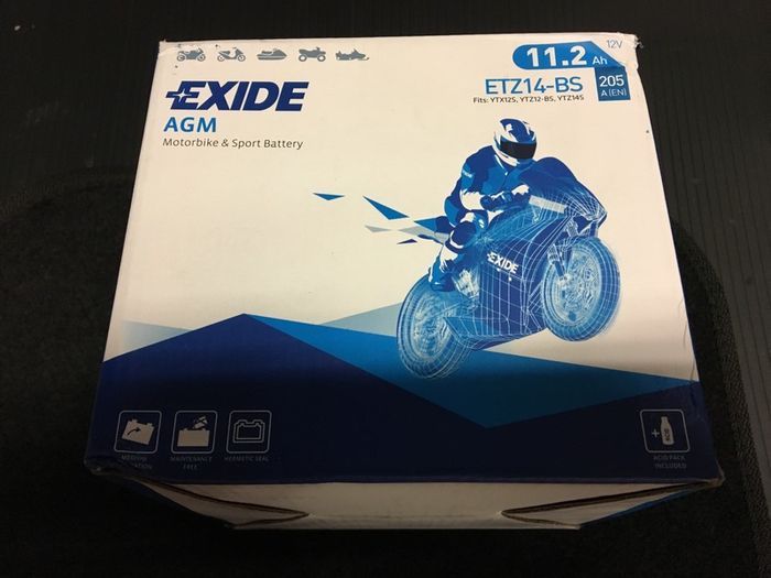 Motorcycle Battery  ETZ14-BS / YTZ14S