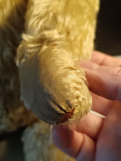 25" 1930's Fully Articulated Mohair Teddy Bear