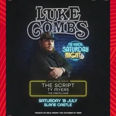 Front standing Luke combs ticket