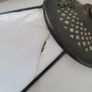 Vintage 70s tiffany style table lamp with glass shade Image 5