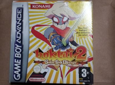 Boktai 2 Solar Boy Django Nintendo GBA Gameboy Advance