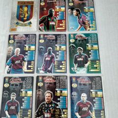 Aston Villa F.C vintage match attack cards