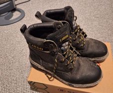 Rock boots and steel toe boots