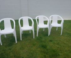 Plastic chairs