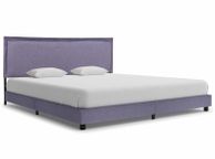 main image for ad Bed Frame Light Grey Fabric 150x200 cm