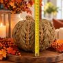Next Woven Natural Pumpkin Ornament Image 2