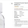 Nalgene Lexan Square Storage Bottle 60ml Image 5