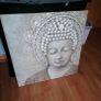 Xtra large buddha canvas lovely on wall  80cm x80cm Image 3