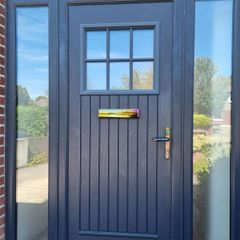 Composite external door