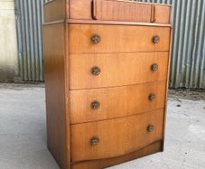 Art Deco Waterfall Chest of Drawers - The Vintage Furniture Warehouse and Showroom Open Saturday 9th May 12 til 4pm Eircode R95T227