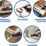 Dremel Cordless Rotary Tool Li-Ion 3.6 V, Multi Tool Kit with 15 Accessories, Variable Speed 8,000 - 25,000 RPM for Carving, Engraving, Grinding, Sharpening, Cleaning, Polishing and Sanding Image 5