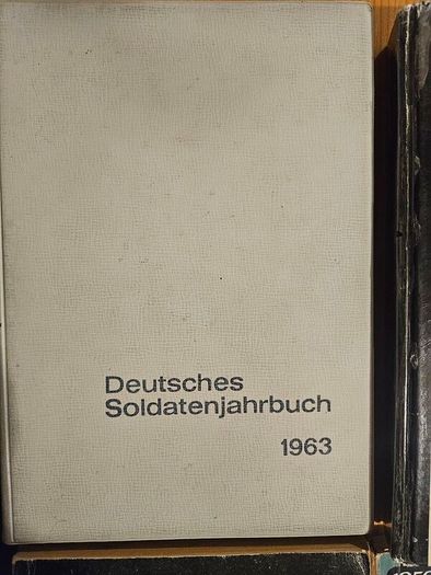 6 German Soldier's Year Books. 2 X Hardbacks 4 X Paperbacks. All In Good Condition.  See Photos For Same.