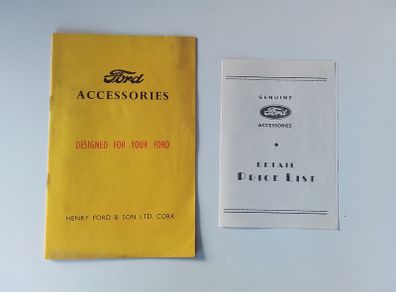 Ford 1950s Accessories Catalogue.