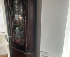 solid Mahogany corner display