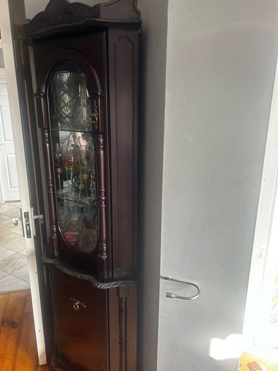 solid Mahogany corner display