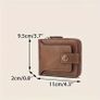 Elegant Vintage Men'S Faux Leather Wallet Image 4