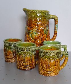 Jug and Mugs Set