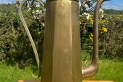 Antique Art Nouveau German Brass Coffee Pot  Kallmeyer &amp; Harjes 55cm high