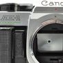 Canon AE-1 Program Silver/ Chrome 35mm SLR Film Camera with fast Canon FD 50mm f1. 8 FDn, Recently FULLY SERVICED and in Good Condition. Image 8