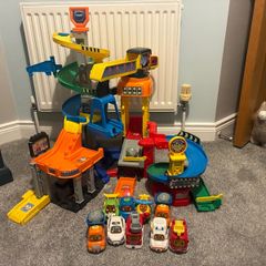 vtech construction site + 9 cars