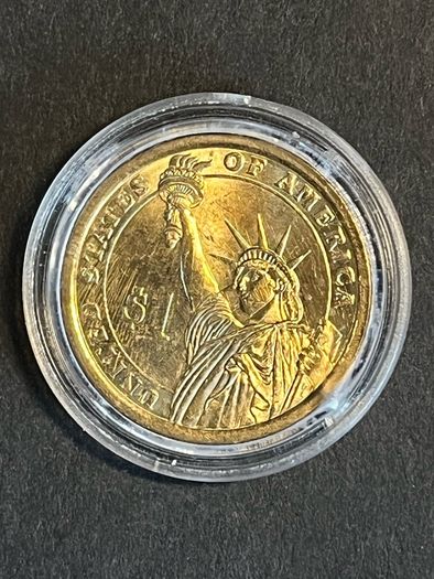 USA William Henry Harrison 1941 Presidential Dollar Mint in protective Capsule Issued in 2009