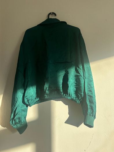 dark green blouse