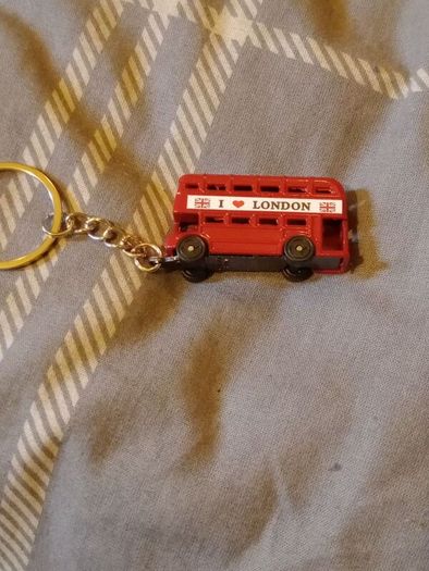 London Bus and Postbox Keyrings
