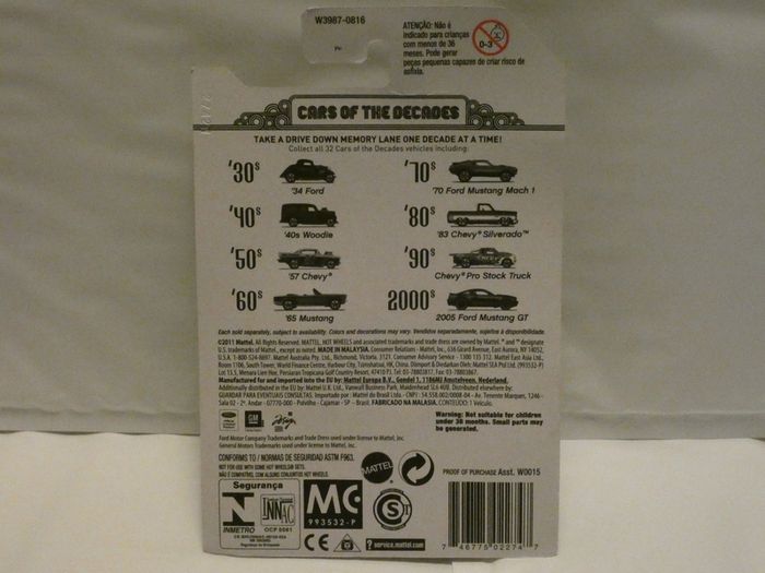 Hot Wheels Cars Of The Decades The 50s 57 Chevy New