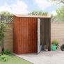 Garden Sheds Brown 203 x 85.5 x 200 cm Metal Image 3