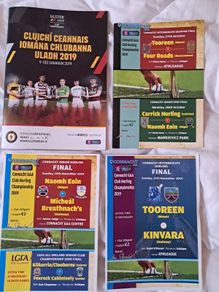 Connacht/Ulster Club Hurling Programmes X 4