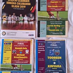 Connacht/Ulster Club Hurling Programmes X 4