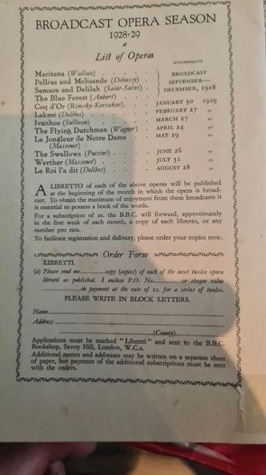 Shakuntala. Great Play Booklet No 6.1929. Rare Vintage. By The British Broadcasting Corporation.