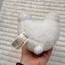 White Bunny Plush with Carrot approx. 25 cm. Used Please see photos Image 8