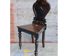 Antique Mahogany Hall Chair KAS294