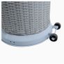 ACTIVA Brolly Rattan 13 KW Heater, White, 220 cm Height, 84 cm Reflector Image 2