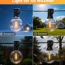 G40 Festoon Lights Outdoor Mains Powered 91.5M,APP & Remote  2700K Dimmable Garden String Lights 120 4 Bulbs IP44 Waterproof 24V Low Voltage Led Lights for Wedding Patio Cafe Gazebo Image 3