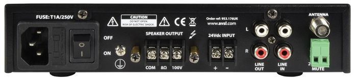 60W Mixer Amplifier 100V Bluetooth