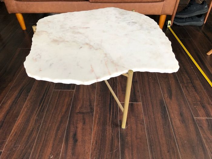 Marble coffee table