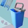 Wash & Dry Flat Mop & Bucket Cleaning System + FREE Additional Mop Head Image 7