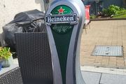 Heineken counter mount