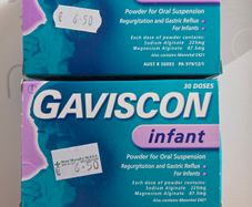 Infant Gaviscon - 1 unopened box & 1 half used box