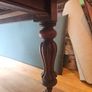 Antique square mahogany table Image 7