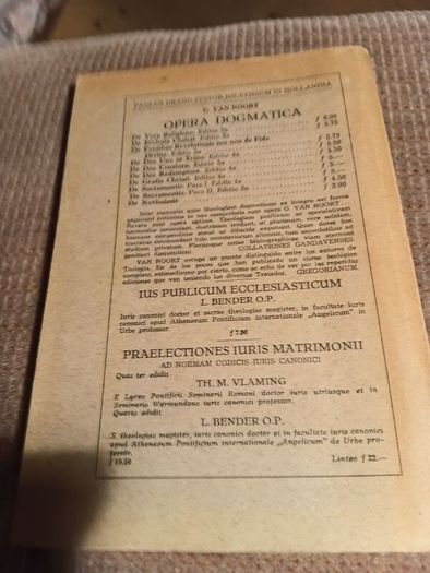1960 Treatise on the Grace of Christ in Latin. Tractatus de Gratia Christi. Religious. Vintage.