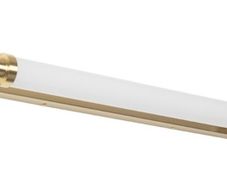 2x Wall Lights White with Gold Incl. LED 3-Step Dimmable IP44