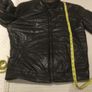 Massimo Dutti Black Leather reversible jacket XL  Pre owned. Image 5