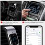 Bluetooth FM Transmitter Quick Charge3.0 LED Touch Screen Adapter Dual USB Car Charger Car Voltage Detector Make calls, Music Control, Navigation Voice, Voltage Detection, Safe Charging Image 3