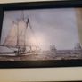 LOVELY FRAMED Print  of ships and boats Image 7